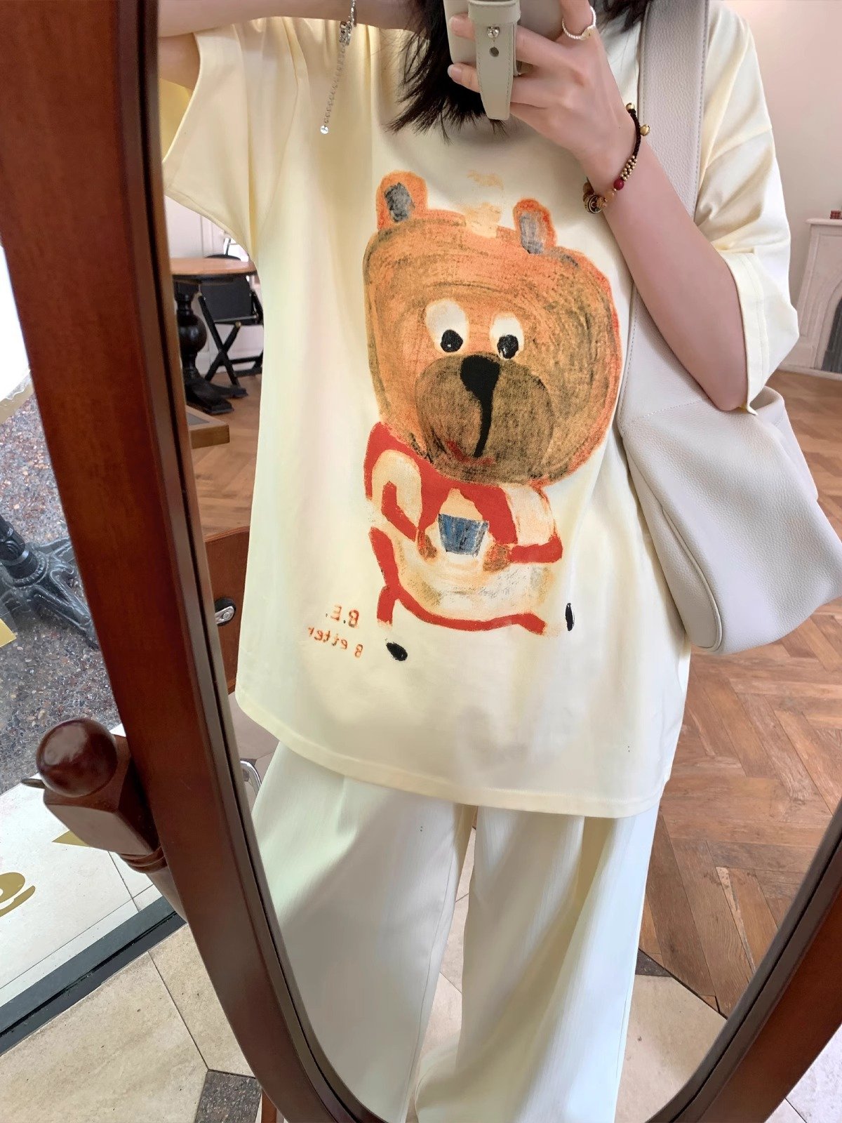 Vapetix S-3XL Summer 2025 21 Piece Pure Cotton - 210g 100% Cotton Loose and Casual Cartoon Print Short Sleeve T-S - 图片 8