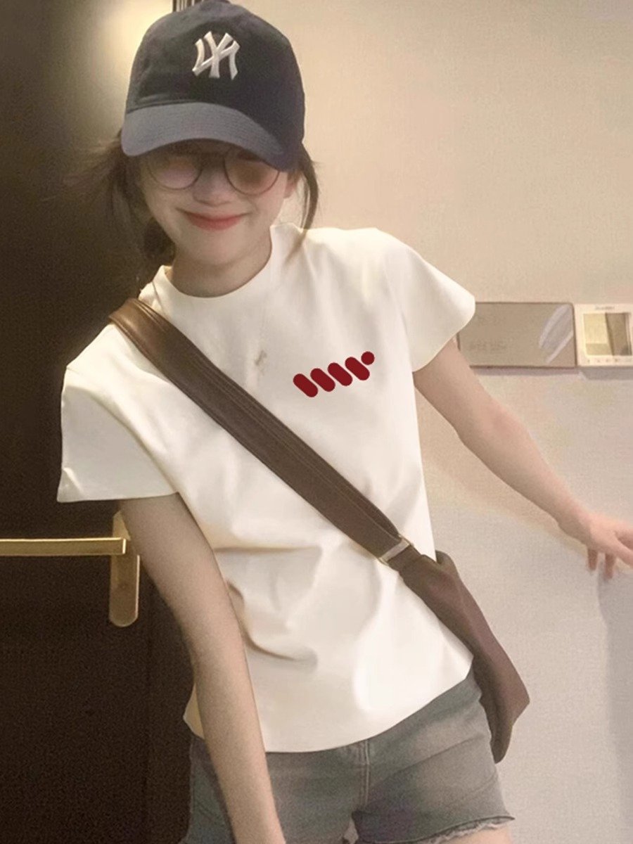 Vapetix S-2XL South Korean trade new 40 pieces pure cotton 220g 92% cotton 8% spandex regular shoulder short slee – Bild 8