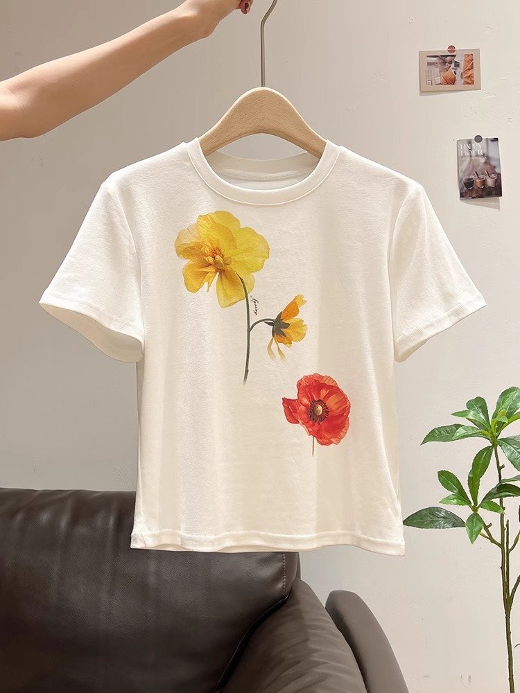 Vapetix S-2XL Korean Foreign Trade New 40-Thread Pure Cotton 220g 92% Cotton 8% Spandex Straight Shoulder Short S - 图片 4