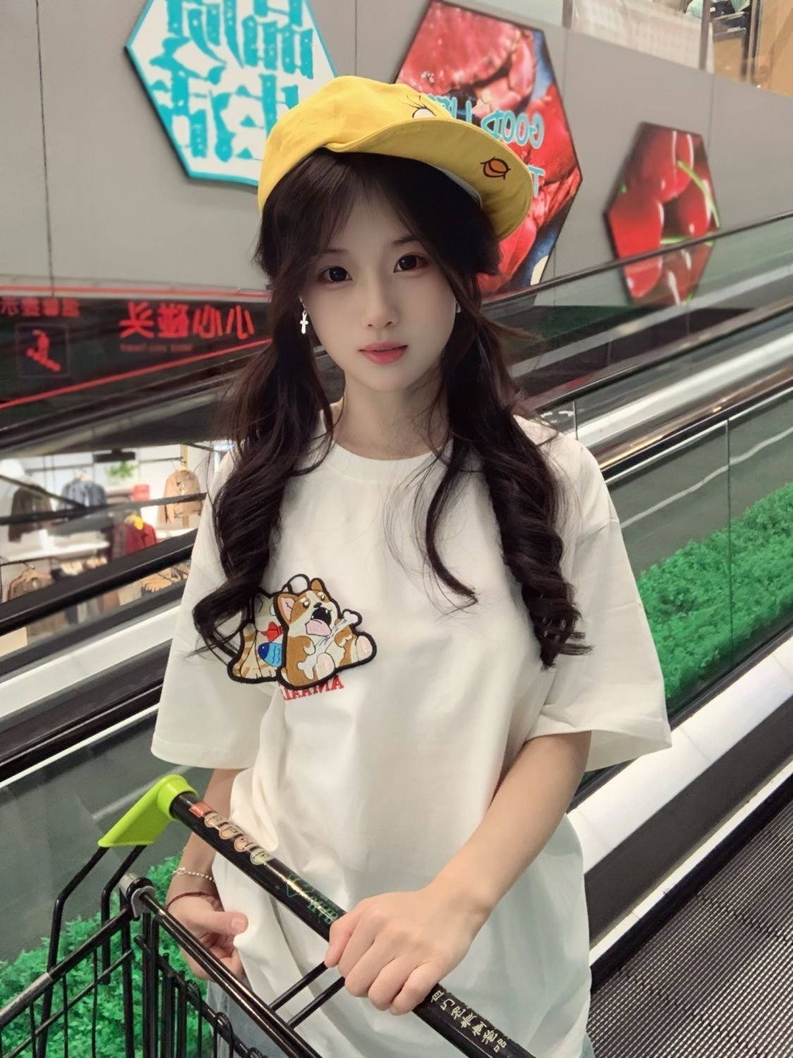 Vapetix M-2XL Original Embroidery + Hook and Loop Pure Cotton 220g Refined Dense Summer Commuting Leisure Loose S – Bild 2