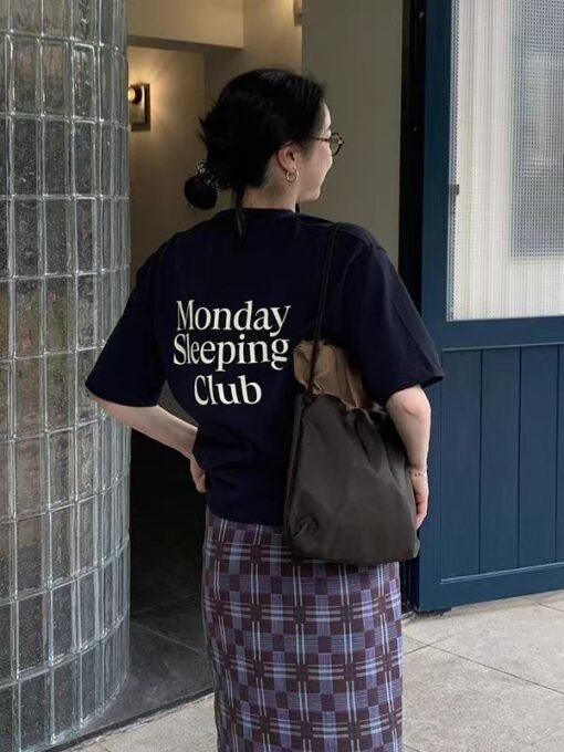 Vapetix S-3XL  200g combed compact spun pure cotton after-wound spring and summer loose shoulder print short-sleev