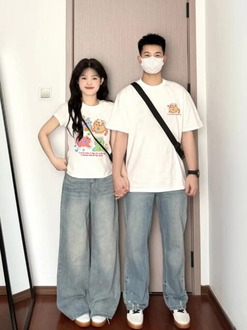 Vapetix S-3XL  [220g combed cotton] not the same as the couple's clothing niche does not hit the 2025 new summer s