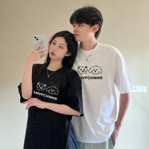 Vapetix S-3XL  [220g combed cotton] special sweethearts outfit 2025 summer fashion brand high-end super hot net re