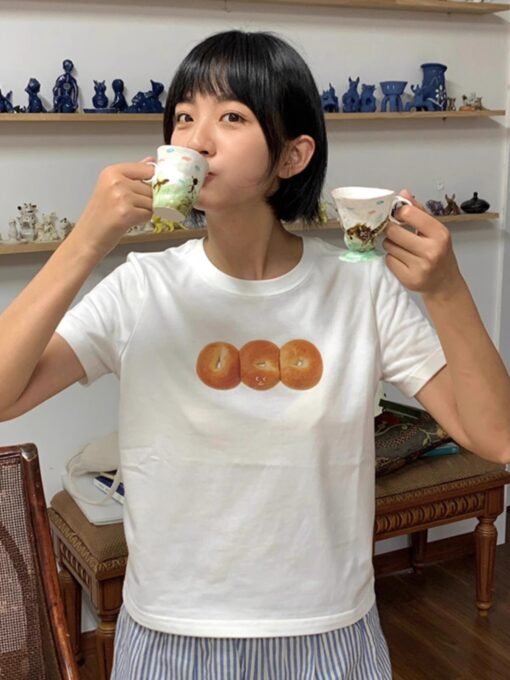 Vapetix S-2XL  Official figure cotton 40 220g (92% cotton 8% spandex) shoulder short sleeve T-shirt women's printi - Pilt 3