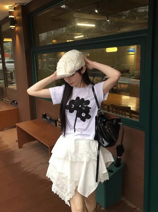 Vapetix S-2XL  Official figure cotton 40 220g (92% cotton 8% spandex) shoulder short sleeve T-shirt women's printi