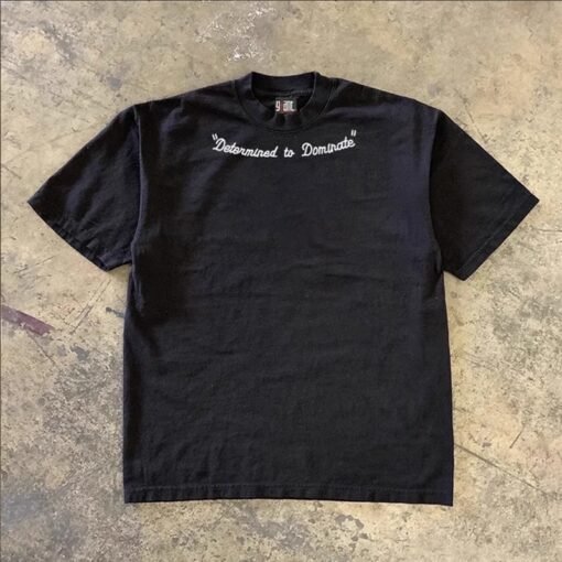 Vapetix S-3XL  [Tmall/recommend] Heavy 230g Double Yarn Pure Cotton Combed Tight American Letter Printed Short Sle - Imagen 3