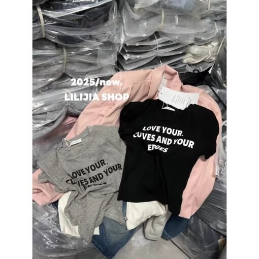 Vapetix S-2XL  Official figure cotton 40 220g (92% cotton 8% spandex) shoulder short sleeve T-shirt women's printi - Imagen 3
