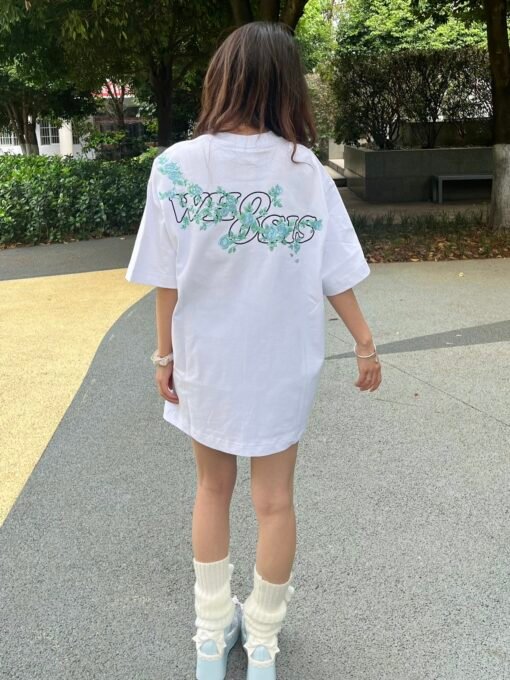 Vapetix M-2XL  X09# [embroidery lining cloth 19 220g cotton threaded collar] summer new couples short sleeve