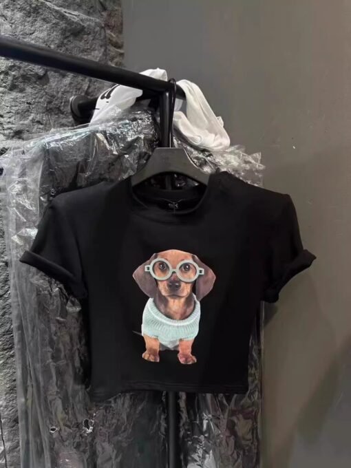 Vapetix S-2XL  Official figure cotton 40 220g (92% cotton 8% spandex) shoulder short sleeve T-shirt women's printi - Imagen 5