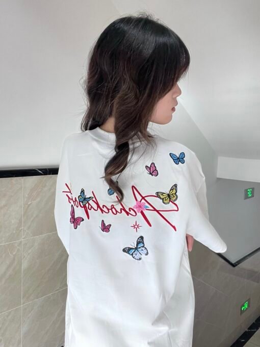 Vapetix M-2XL  X07# [embroidery lining cloth 19 220g cotton threaded collar] summer new couples short sleeve – Bild 3