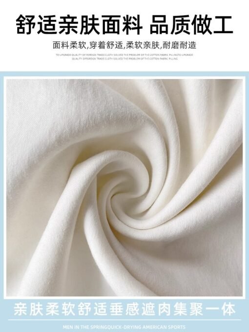 Vapetix S-4XL  Original edge milk puff women's new high-waist slimming casual loose ice silk drape wide-leg pants - Afbeelding 4