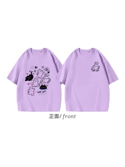 Vapetix S-3XL  [220g combed cotton] sweethearts outfit 2025 new super hot niche high-end fashion brand Joker short – Bild 2