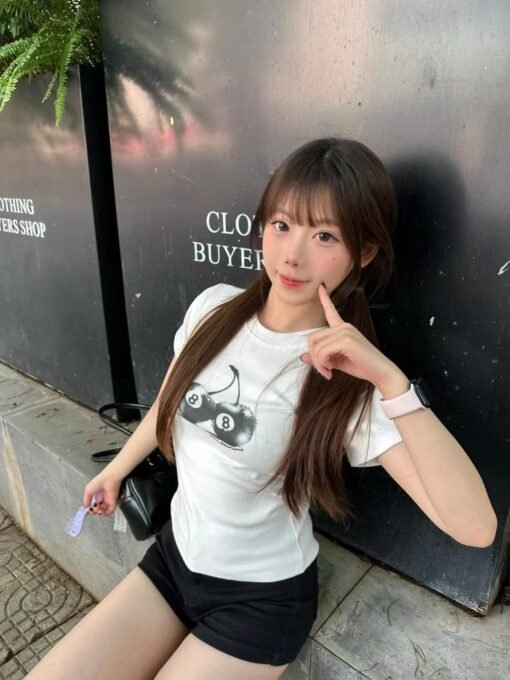 Vapetix M-XL  Live broadcast quality [40 230g 95% cotton + 5% spandex back bag collar high stretch slim T-shirt]