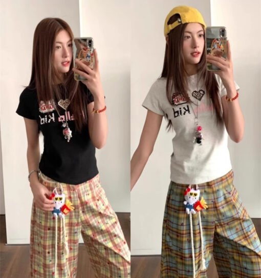 Vapetix S-2XL  Official figure cotton 40 220g (92% cotton 8% spandex) shoulder short sleeve T-shirt women's printi - Imagen 5