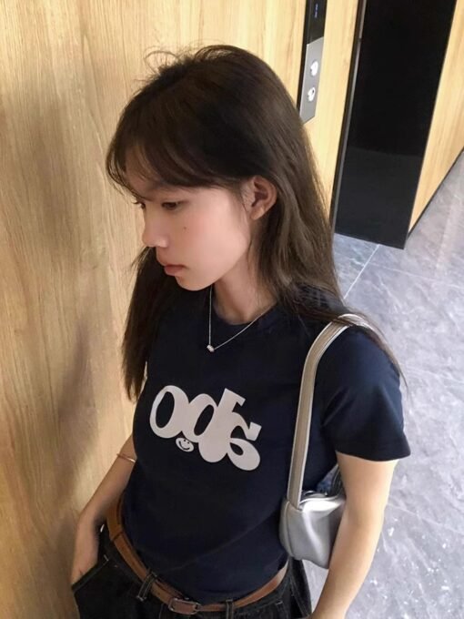 Vapetix S-2XL  Official figure cotton 40 220g (92% cotton 8% spandex) shoulder short sleeve T-shirt women's printi – Image 5