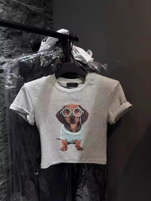 Vapetix S-2XL  Official figure cotton 40 220g (92% cotton 8% spandex) shoulder short sleeve T-shirt women's printi - Imagen 3