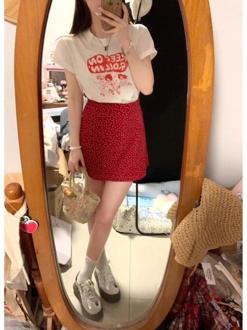 Vapetix S-2XL  Official figure cotton 40 220g (92% cotton 8% spandex) shoulder short sleeve T-shirt women's printi - Pilt 4