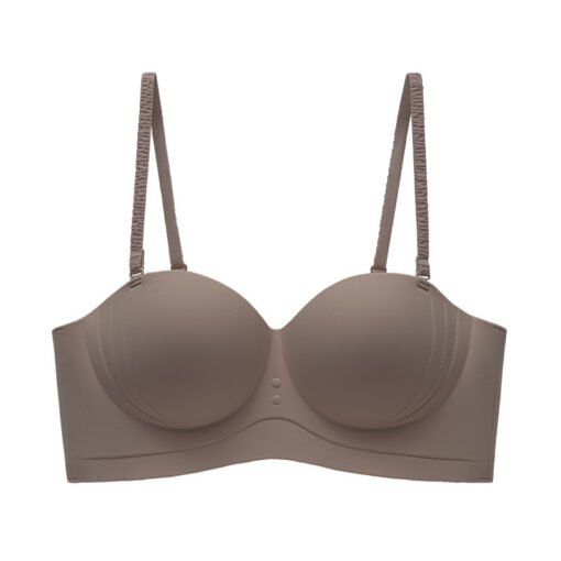 Vapetix S size is suitable for 32/70ABC-XL size suitable for 38/85ABC  Traceless Invisible Strapless Underwear Women's Breathable Push-up Small Chest Large Outer Expansio – Bild 3