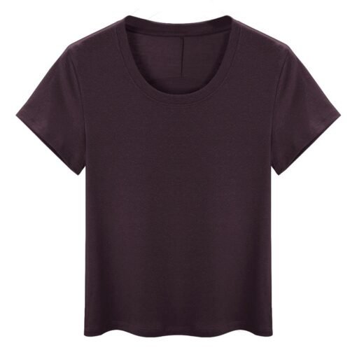 Vapetix M-XXXL  【U-Neck Tencel Linen Bare Texture】Laycel Short-Sleeve Women's New Design Sensory Backless Slimming - Pilt 3