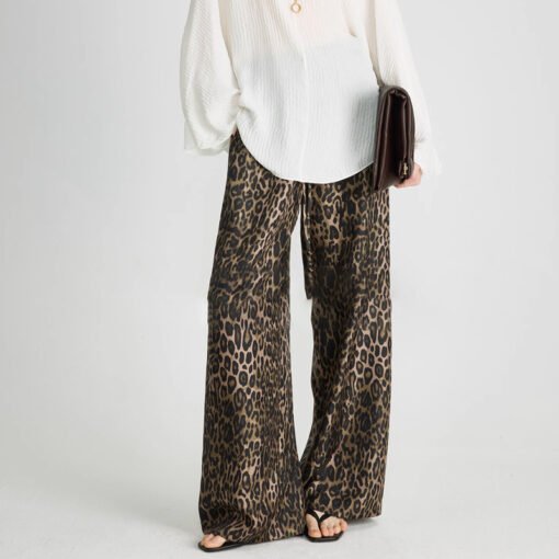 Vapetix XS-L  Kai KEI Strong Push Home Original Tiger Eye Leopard Print Thin Silk Epilogue Cut Fishtail Skirt Str - Kép 2