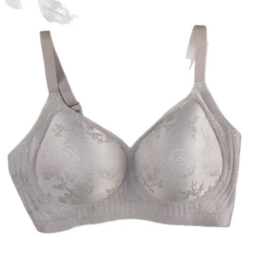 Vapetix M（34/75ABC)-2XL（40/90ABC）  New Chinese Style National Style Embossed Jacquard Light Luxury Underwear Women's Traceless Breatha - Obrázek 2