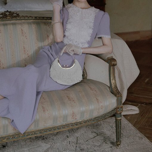 Vapetix XS-L  【Lily of the Valley Poems】Jingshe, the Republic of China, elegant lace decoration fishtail dress 20 - Obrázek 3