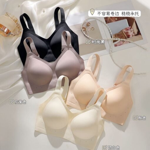 Vapetix M 34/75ABC-3XL 42/95ABC  Jelly Soft Support Non-marking Underwear Women's Summer Thin Small Chest Push-up Anti-sagging Param – Bild 8
