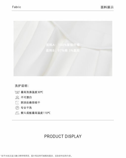 Vapetix S-M  Daihe Summer New Casual V-neck Ballet chiffon Split Style Simple Pleated Backless Dress H8941 - Billede 6