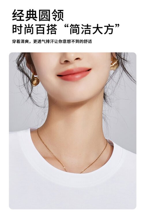 Vapetix M-XXXL  Heavy Industry 2025 Summer New Fashion Embroidered Bead Round Neck Short Sleeve Top Casual Matchabl - Pilt 8