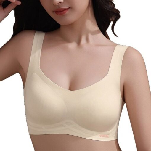 Vapetix M 80-100 pounds-2XL 135-150 pounds  Non-Marching Naked Jelly Strip Soft Support Fixed Cup Underwear Women's Push-up Support Anti-saggin – Bild 7