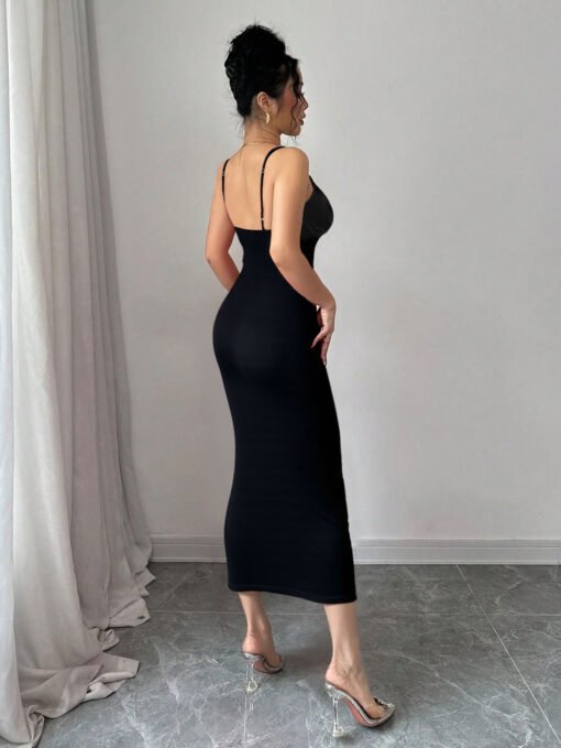 Vapetix S-XL  Shein Independent Store Cross-Border Women's Evening Gown Summer Sleeveless Straps Sexy Elegant Hig - Pilt 9