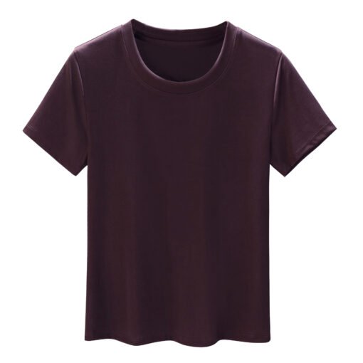 Vapetix M-XXXL  Tencel Lyocell Short-Sleeve U-Neck 2025 Mask T-Shirt Stylish Casual Elastic Quick-Dry Summer Top fo - Pilt 9