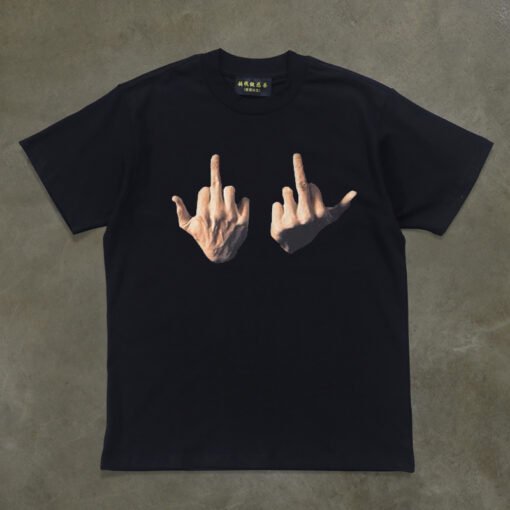 Vapetix S-3XL  [Tmall/recommend] heavy 230g double yarn combed cotton compact gesture pattern printed short sleeve – Bild 2