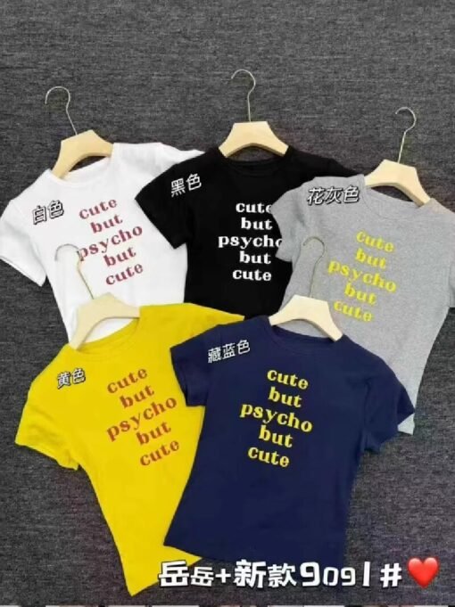 Vapetix S-2XL  Official Image: 40-ply 100% Cotton 220g 92% Cotton 8% Spandex Women's Print Short Sleeve T-shirt - Kuva 8