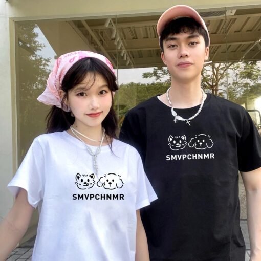 Vapetix S-3XL  [220g combed cotton] special sweethearts outfit 2025 summer fashion brand high-end super hot net re – Bild 5