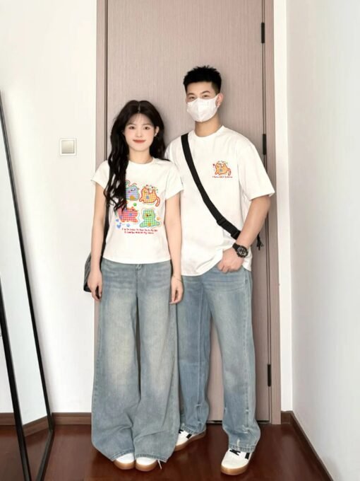 Vapetix S-3XL  [220g combed cotton] not the same as the couple's clothing niche does not hit the 2025 new summer s - Pilt 3