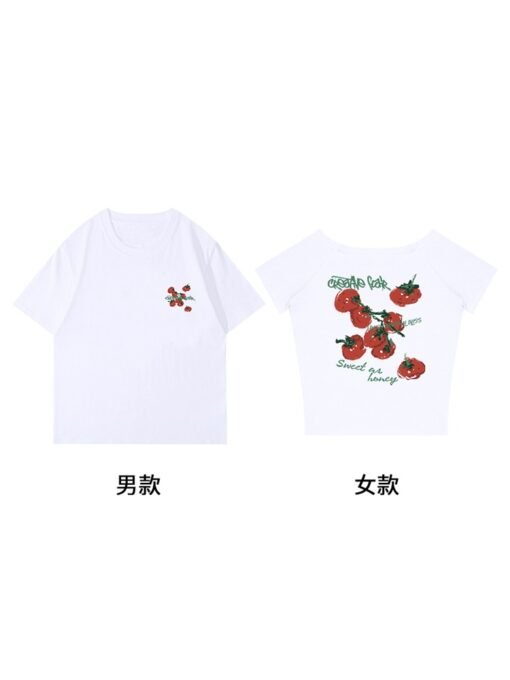 Vapetix S-3XL  [220g combed cotton] not the same as the couple summer diagonal shoulder 2025 new trend summer shor - Pilt 4