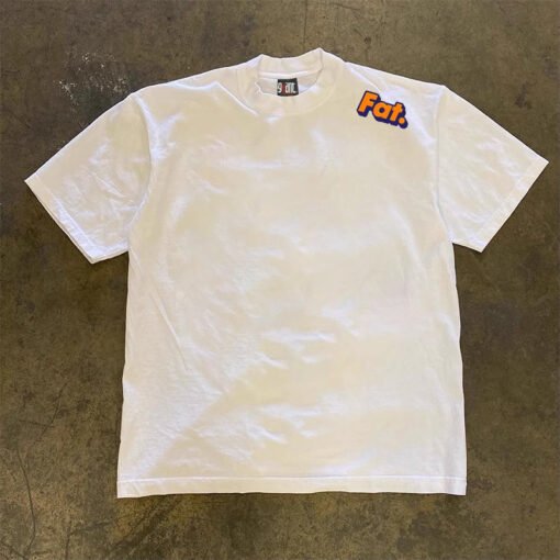 Vapetix S-3XL  [Tmall/recommend] heavy 230g double yarn cotton combed tight Fat letter printed short sleeve T-shir – Bild 4