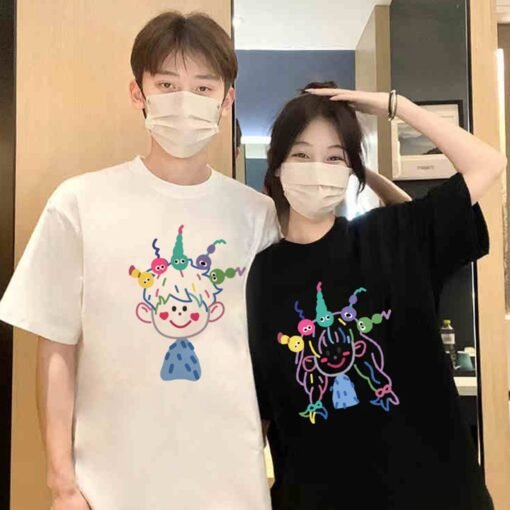 Vapetix S-3XL  [220g combed cotton] special lovers outfit 2025 new summer net popular super hot short sleeve t-shi - Obrázek 4