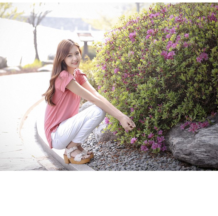 Vapetix M-5XL New 2024 Korean Style Solid Color Loose Plus Size Women's Crew Neck Short Sleeve T-Shirt Summer Top – Bild 2