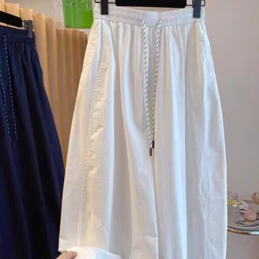 Vapetix M-4XL  Relaxed and casual wide-leg pants for women with plus-size, high-waisted, slimming balloon pants, h – Bild 3