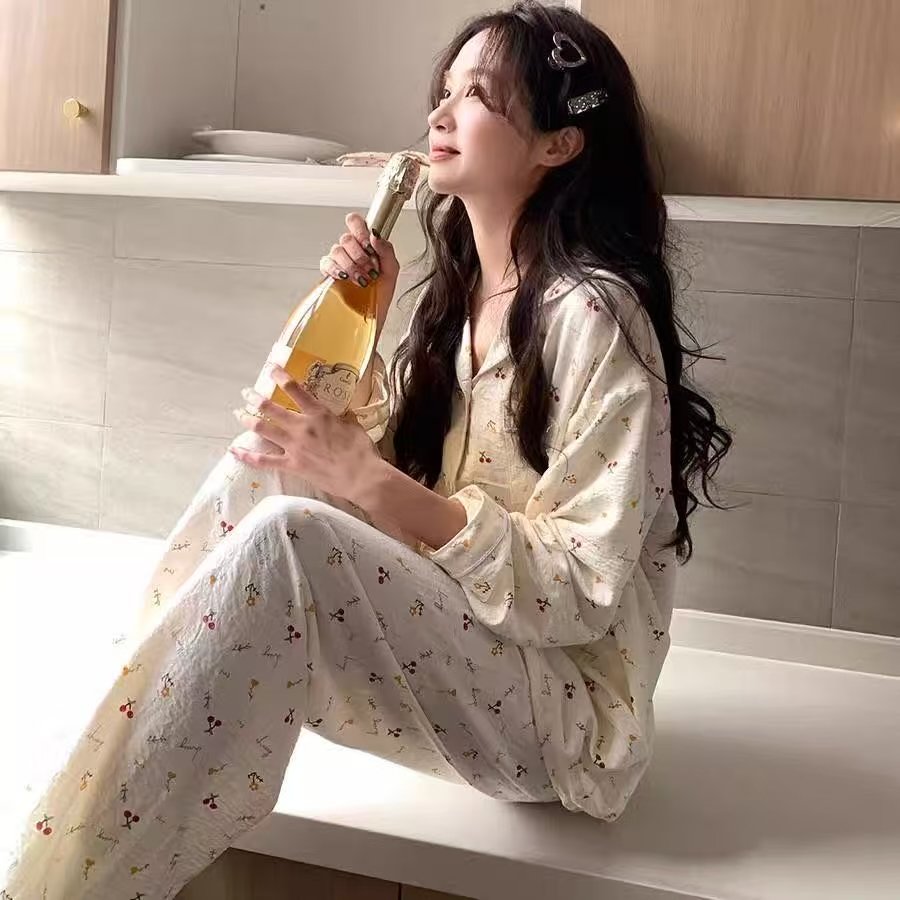 Vapetix 2 yards (M-L)-4 sizes (XL-XXL) New Treasure (Autumn 14) Women's Cloud Cotton Fall Cardigan Hooded Long Sleeve Long Pants Simple Co