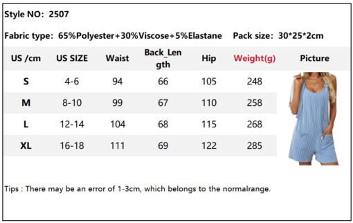 Vapetix S-XL  Cross-border 2025 European and American Women's Fashion Amazon Summer Casual Ribbed One-piece Bodys – Bild 2