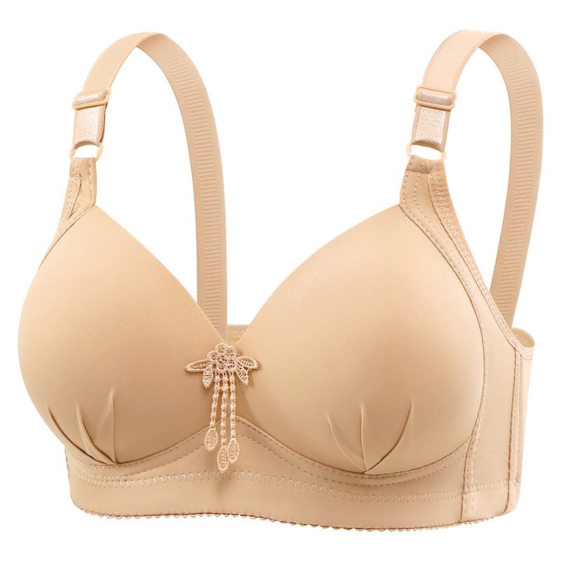 Vapetix 38/85-44/100 Direct selling cross-border simple style no-wire thin cup breathable high stretch side gathering be