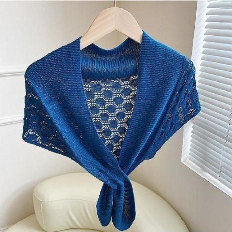 Vapetix Unisex size 80-125-Unisex size 80-125 Women's Small Shoulder Scarf for Air-Conditioned Rooms, New Style Cheongsam Outerwear, Knitted Fash