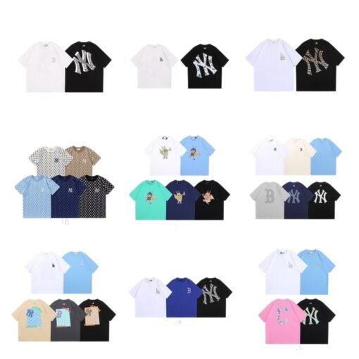 Vapetix S-2XL  S24. New version of NY MLB short-sleeved T-shirt, correct version for men and women – Bild 3