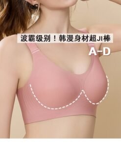 Vapetix ☆M code (recommended 80~100斤)-☆3XL size (recommended for 160~180 lbs)  Large size seamless sports bra for women, small breast shaping, beautiful back, student bra, breast
