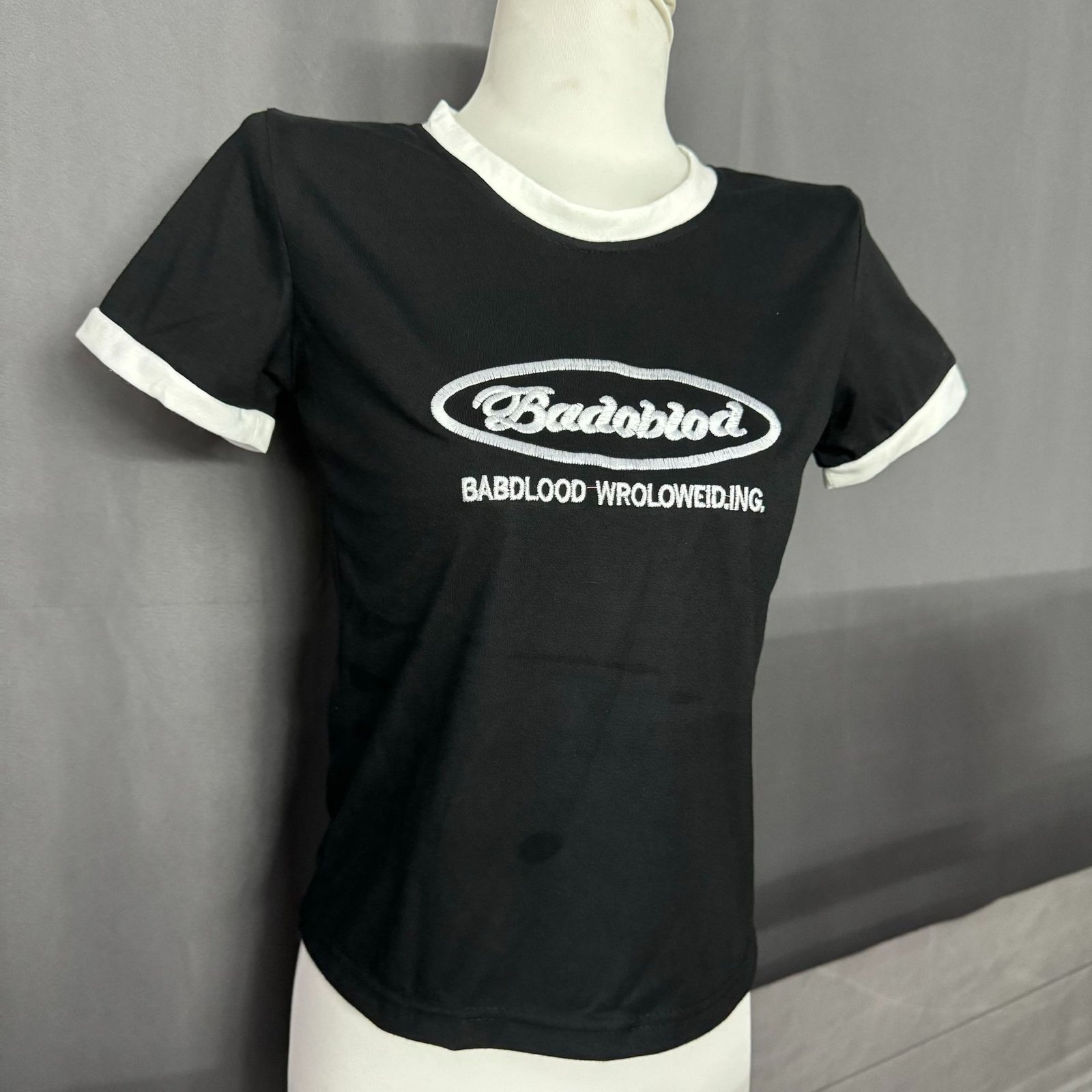 Vapetix S-XL Clearance Sale!!! Color-blocked Spliced Crew Neck Short-sleeved T-shirt Cotton Summer Slim-fit Shor