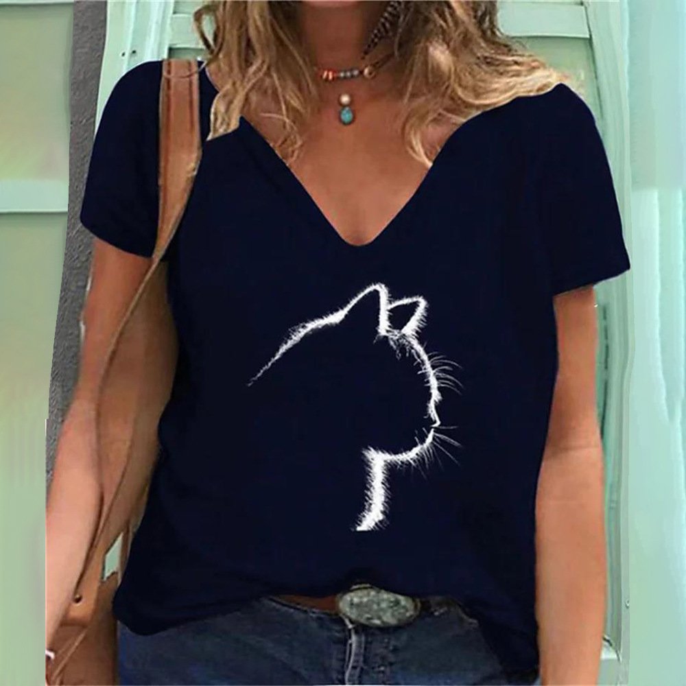 Vapetix S-XXXL Cross-border T-shirts AliExpress Amazon independent station women's short-sleeve WISH in stock TEMU – Bild 5