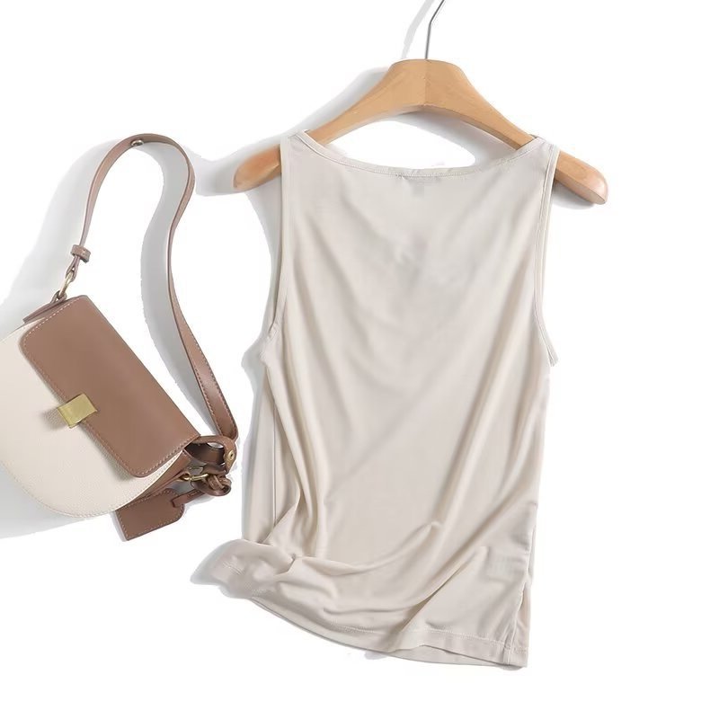 Vapetix S-L BM & MD & ZA summer new women's commuter fashion swing collar sleeveless T-shirt vest jacket – Bild 5